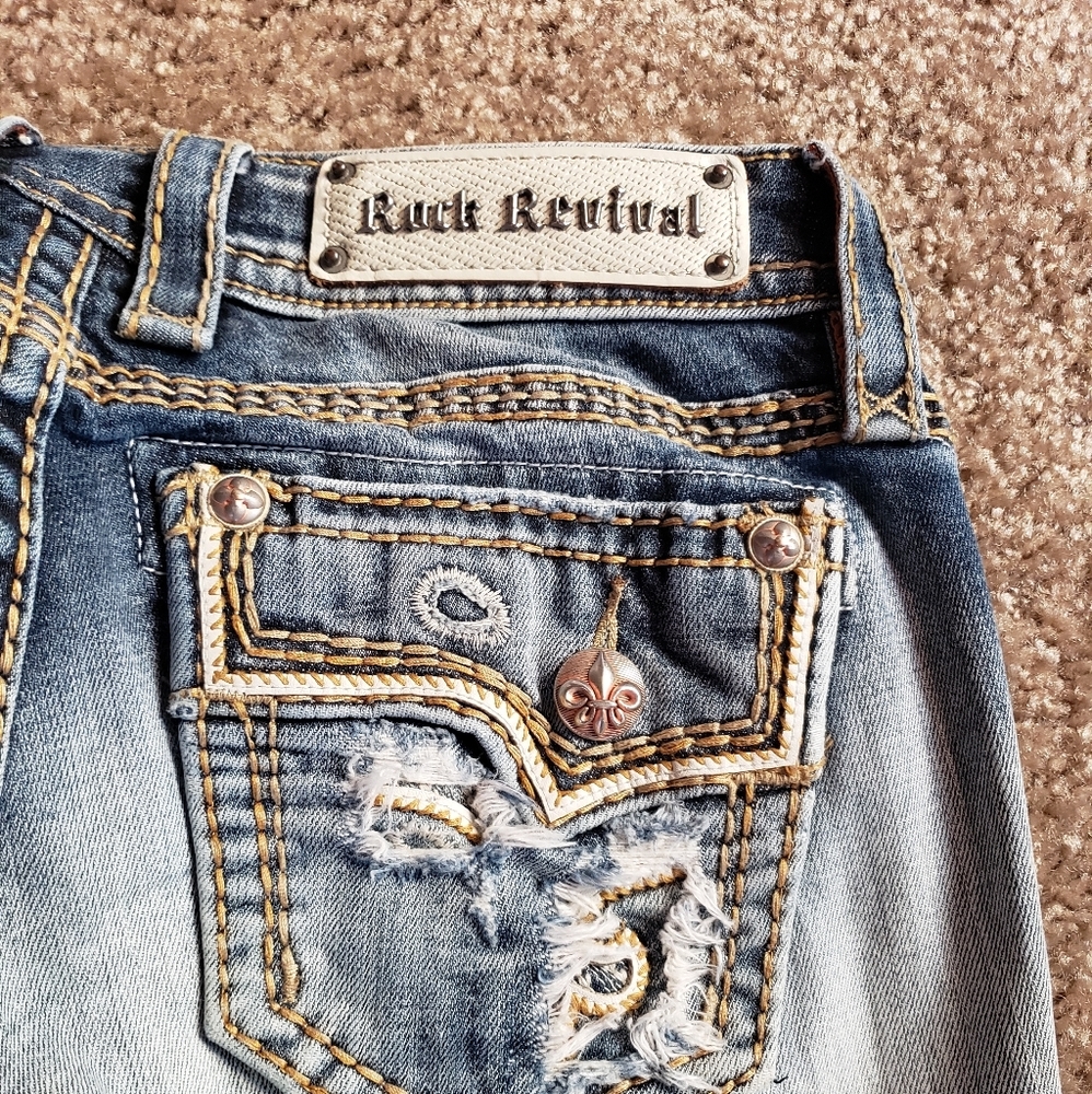 Rock revival Betty straight boot cut jeans